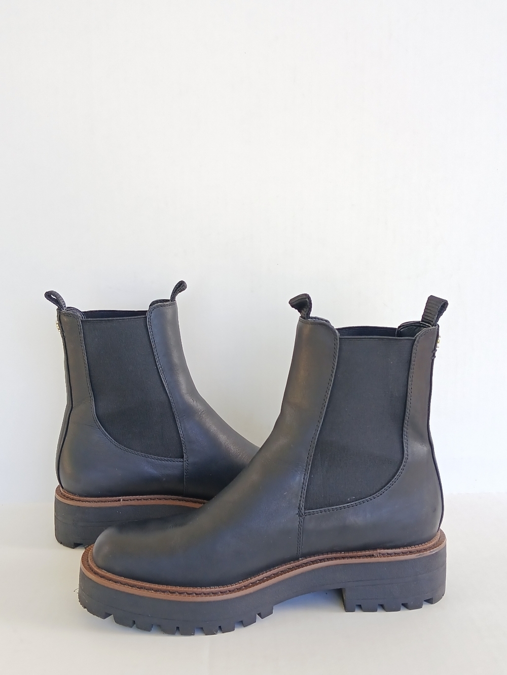 Sam Edelman Laguna Chelsea Leather Boots Size 8.5 - Picture 5 of 9